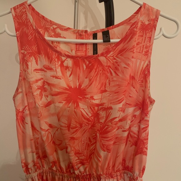 Mango pink floral A line dress, size 2 - Picture 7 of 8